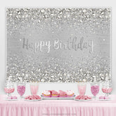 Licht Grau Einfach Glücklich Geburtstag Hintergrund Für Party